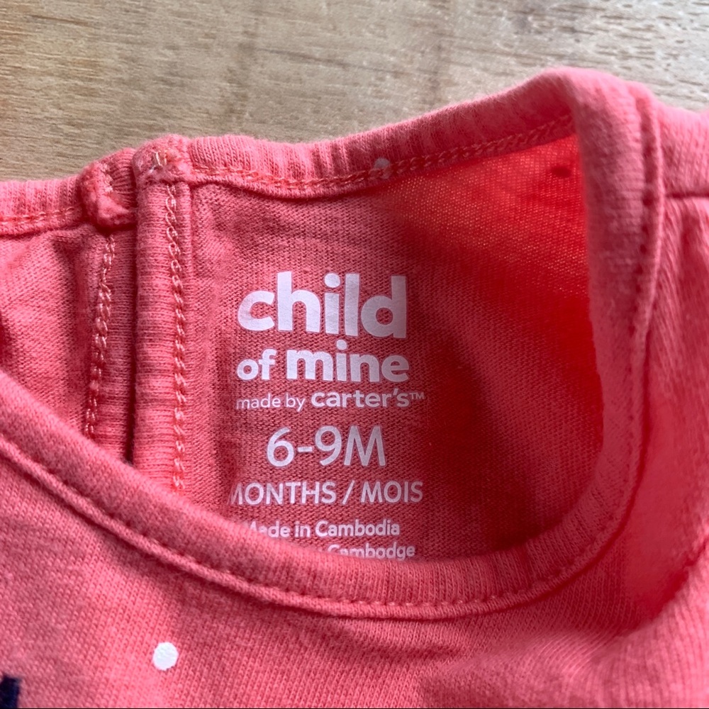 4/$12 Pink Ruffled Top - Picture 3 of 3